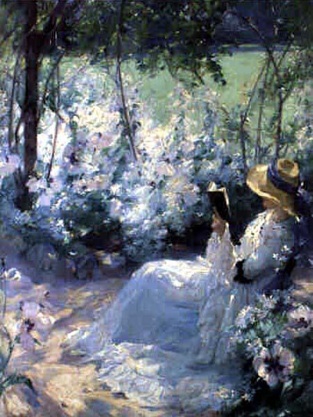 Frank Bramley Delicious Solitude France oil painting art
